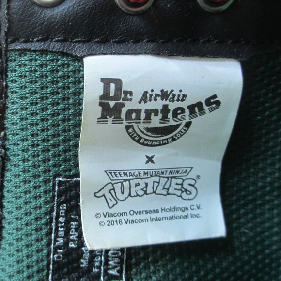 DR. MARTENS TMNT "RAPH" KID'S BOOTS - Picture 10 of 16